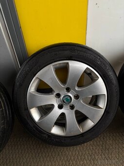 Letní sada - Alu kola 5x112 + Pneu Hankook 205/55/R16 - 2