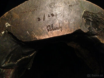 Joseph Erhardy (1928 - 2012) - Bronz, Příklad 3 z 49, nahý m - 2