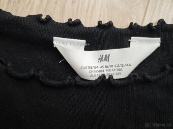 dívčí tričk H&M vel 158/164 top stav - 2
