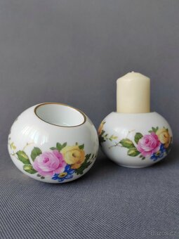 Krásný porcelánový svícení RHA Německo kooperace Reichenbach - 2