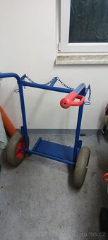 Rollcart vozík na tlakové lahve autogen - 2
