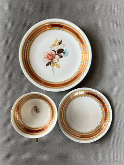 Porcelánová snídaňová retro sada, Winterling Bavaria - 2