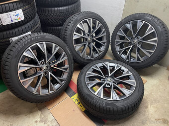 NOVÁ ORIG. ZIMNÍ SADA ŠKODA SUPERB 4, 3 235/45/18 R.V. 2024 - 2