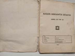 Katalog náhradních dílů na Jawa 50 typ 20 - 2