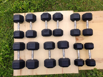 jednoruční činky sada 180kg HEXA (10-20kg) - 2
