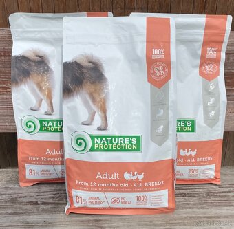 Granule - Natures Protection dog adult all breed poultry 4kg - 2