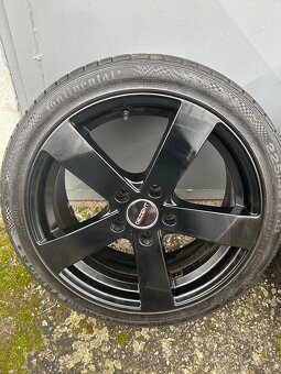 Alu kola R18 5x120 Dezent + zimní pneu 225/40/18 Continental - 2