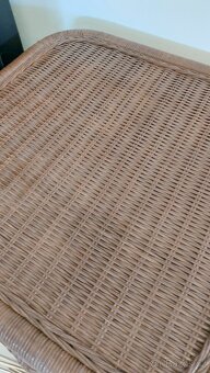 Ratanový stolek nový - 2