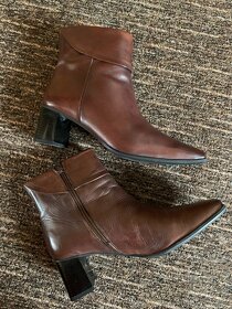 Dámské kožené boty vel. 40 - 2
