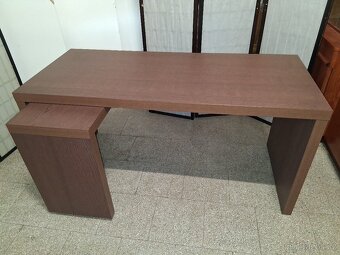 Stůl psací s výsuvným panelem - 2