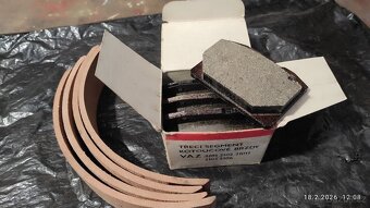 Prodám brzdové destičky a obložení Lada - 2