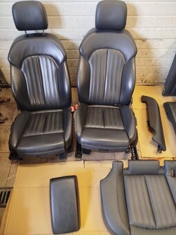 Sedadlá sline audi A6 c7 čierny strop - 2