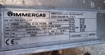 Kondenzační plynový kotel Immergas 24kW - 2