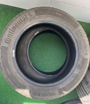 4x letní pneu Continental EcoContact 6 195/55 R16 87 H. - 2