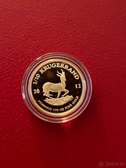 Zlato / zlatá mince afrika Krugerrand 1/10oz - 2