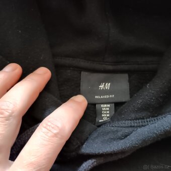 Černá pánská mikina zn. H&M, vel. M - 2