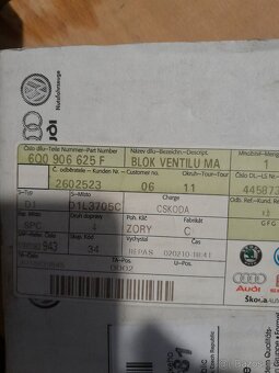 Blok ventilů ovládání turba - 2