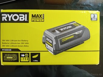 Ryobi akumulátor 36V MAX POWER Lithium+ 4.0Ah - 2