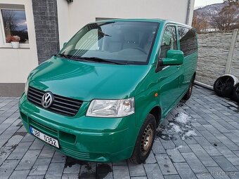VW T5 Transporter 1.9Tdi 75kW,9 míst,tažné rezervace - 2