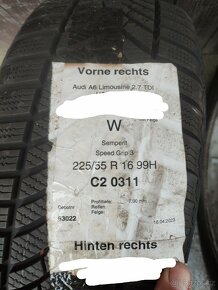 Alu zimní sada Audi A6 225/55 R16 - 2