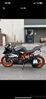 Prodám jako novou moto KTM rc 125 2016 - 2
