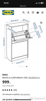 Botník IKEA - 2