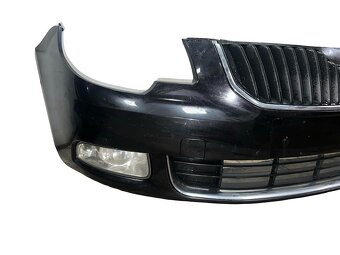 Přední nárazník černá metalíza LF9R Škoda Superb 2 r.v. 2011 - 2