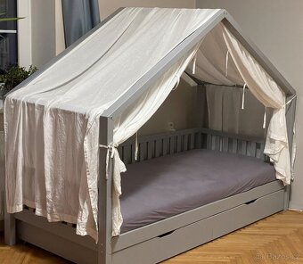 Domeckova postel HouseBed Plotek Duo Plus - 2