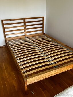 IKEA Tarva postel 140×200 + matrace Hokkasen + rošty - 2