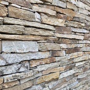 Přírodní kámen Rula Gold Brown - obklad 1 x řezaný - 2