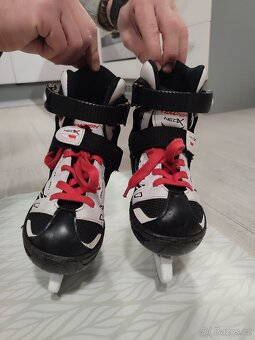 Rostouci dětské brusle na led i jako koleckove,vel.29 az 33 - 2