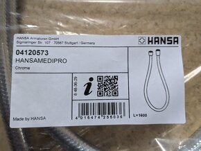 Sprchová hadice HANSAMEDIPRO 04120573 L=1600 - 2