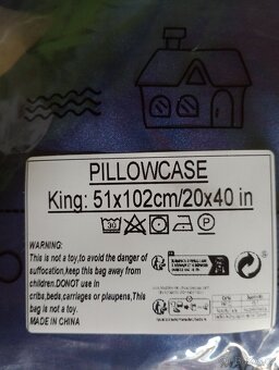 Saténový povlak na polštář s elastickou šňůrkou - 2 kusy - 2