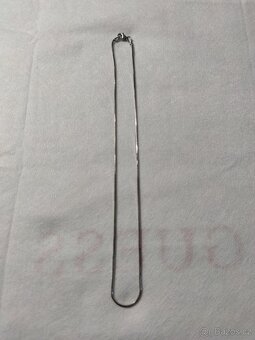 Dva stříbrné náhrdelníky 925/1000 – elegantní šperky - 2