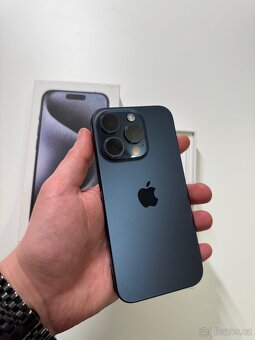 iPhone 15 Pro blue titan - 2