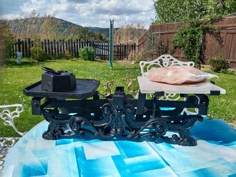 Váhy kupecké, černé, secesní - 2