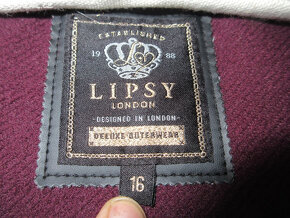 Vínový kabát vel 16, tj. 44. - 2