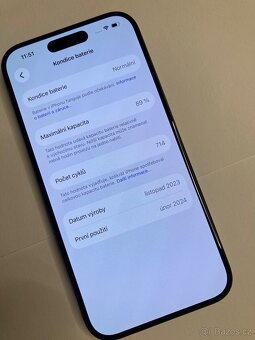 iPhone 15 Pro 128GB v top stavu - 2