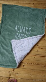 Zelená a modrá deka pro miminko - 2