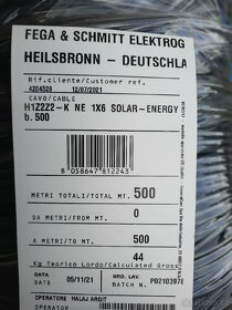 Kabel na fotovoltaické panely - 2