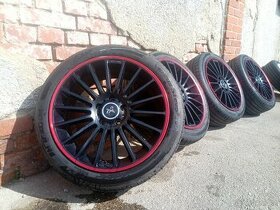 Alu Keskin 18" 5x112 letni pneu sada c.88 - 2