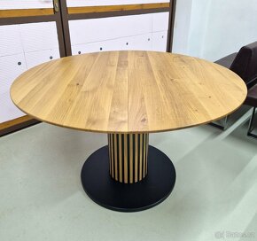 Nový rozkládací stůl dub masiv 130+40 cm - 2