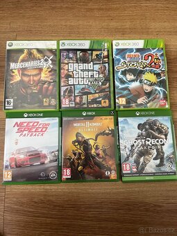 Hry na Xbox one,360 a ps2 - 2