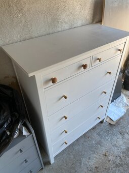 IKEA Hemnes komoda - bíl. mořidlo - 2