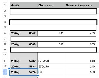 Sloupový otočný jeřáb 250 kg - více ks - 2