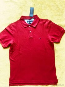 Tommy Hilfiger polo triko Red M - 2