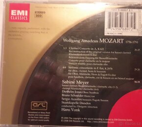 CD Mozart - Clarinet Concerto - 2