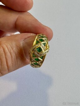 Zlatý prsten 18k 750/1000 - 2