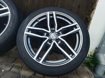 ALU kola R19 5x112, 245/40 letní pneu - 2