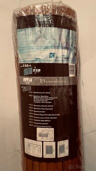 2 BAMBUSOVÉ ROLETY HNĚDÉ 250x150 ZA 800 - 2
